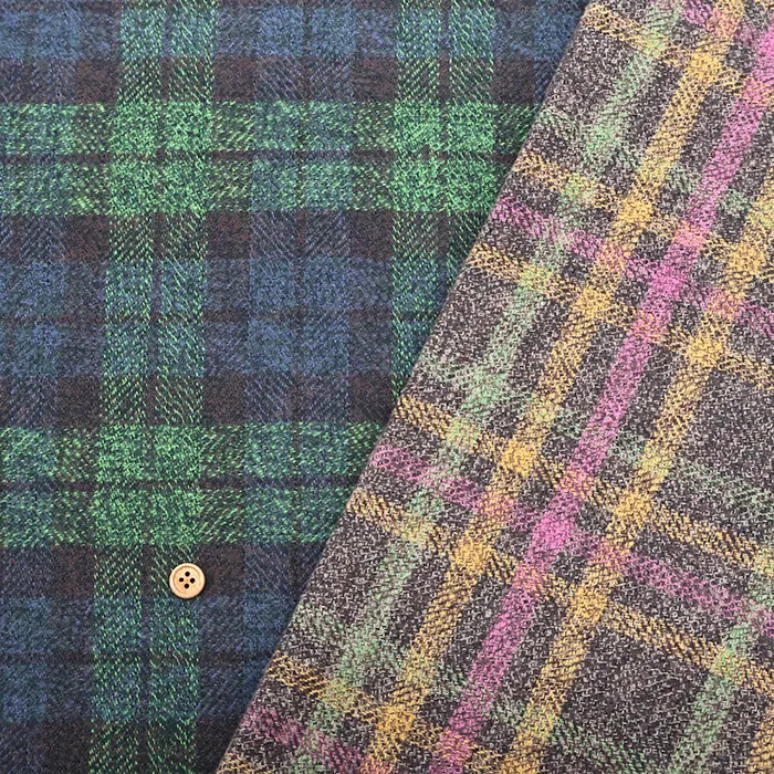 COTTON TWEED生地　チェック