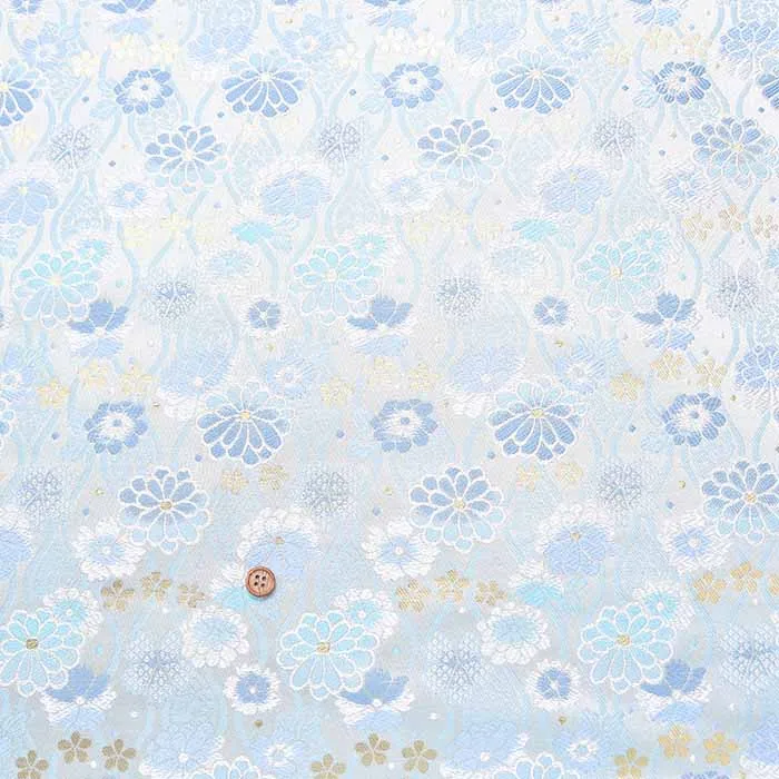 金襴　菊文様