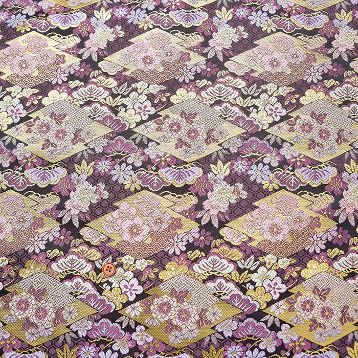 金襴　松と菱
