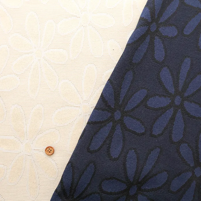 T/Cジャガードニット生地　マーガリー